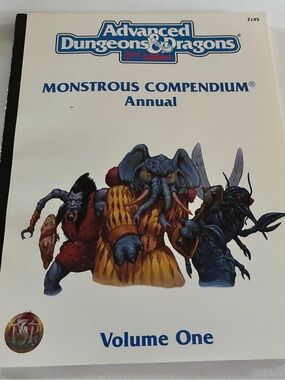 Monstrous Compendium Annual 1994 Vintage AD&D 2E Volume One #2145